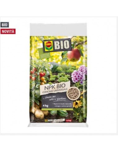 COMPO NPK BIO, Concime Universale, 4Kg