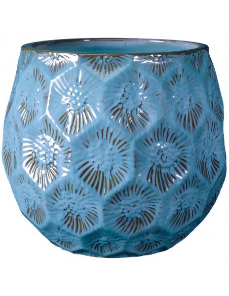 Vaso PATELLE cm 38 Terracotta Smaltata |DEROMA