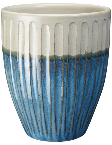 Vaso alto RIGA cm 36 in terracotta bicolore