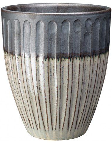 Vaso alto RIGA cm 36 in terracotta bicolore