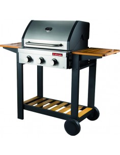 BARBECUE SANDRI GAS OCEANIA 3 FUOCHI STEEL/WOOD 10,8 KW