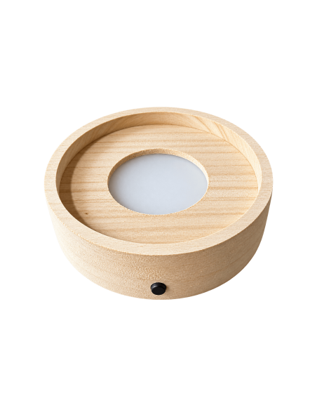 Base in legno LED
