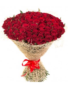 101 rose rosse -san valentino- amore-festa della mamma