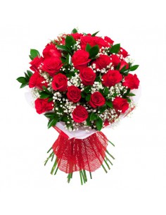 Armonia di Rose, Mazzo di 25 Rose Rosse