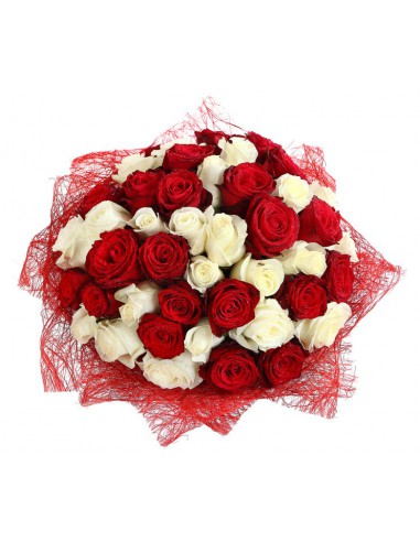 Bianco & Rosso, Bouquet di Rose...