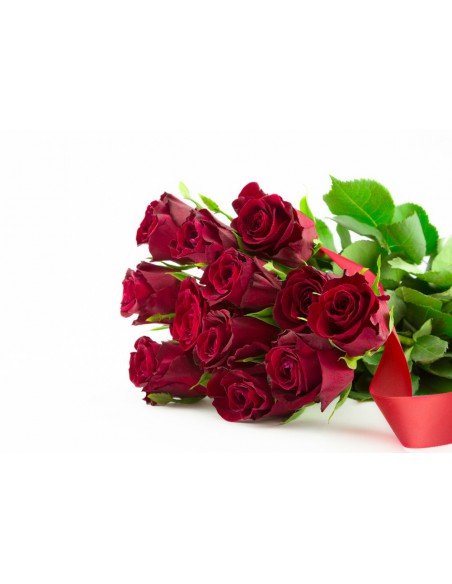 dodici rose-rose san valentino-rose festa della mamma